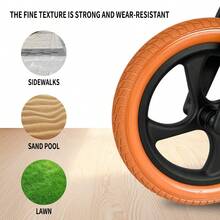 12 Inch Children Sport Bike - No Pedal Balance Bicycle For Kids 2 To 3 Years - Includes Padded Seat, Mini Grips & Flat-Free Tires - Mixed Colors | Youngsters's Balance Bike | Durable Nylon Frame - White - View 5