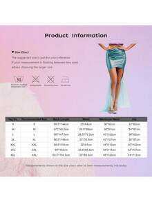 Women's High Waist Mermaid Skirt Fish Scale Print Tulle Patchwork Skirt For Halloween Cosplay - Pink - View 4