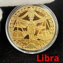 1 枚 12 生肖纪念币、3D 浮雕纪念金币、金属纪念章、收藏玩具、装饰品 - 生日礼物、复活节礼物、万圣节礼物、圣诞节礼物、完美礼物、纪念品