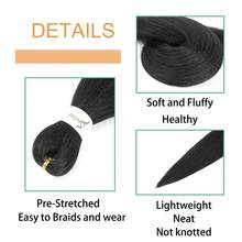 Extensiones de cabello trenzado rizado estilo bohemio de 26 pulgadas, color negro natural, versátil para todo tipo de personas, para uso diario, Halloween, Navidad, Año Nuevo