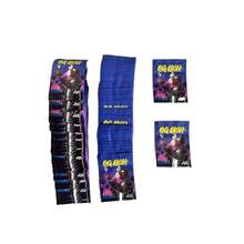 100 Count Mylar Zipper Bags With Window, Odor-Resistant, Waterproof, Reusable Plastic Bags For Candy, Gummies, And Small Items - Uncoated, Self-Sealing Storage Bags