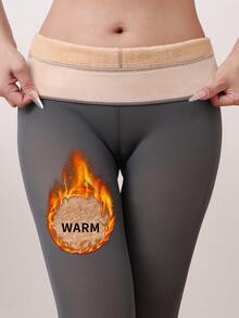 Women's Winter Sport Warm Tights Autumn And Winter Fleece Pantyhose Sexy Hip Lift Outdoor Warm Velvet Thick Thermal Pants Leggings Stretch Slim Tights Pant Winter Clothes Women