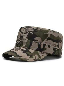 Unisex Camouflage Newsboy Cap, Adjustable Head Circumference Baseball Cap, Outdoor Baseball Cap, Suitable For Daily Use