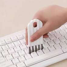 1 Piece/Computer Keyboard Cleaning Brush, Daily Household Gap Brush, Window Slot Gap, Kitchen Dead Corner, Dust Cleaning - 白色 - 查看 10