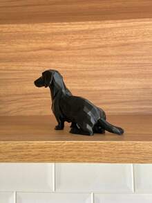 Dachshund - Faceted Dachshund - 黑色 - 查看 3