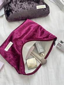 1PC Large Capacity Travel Cosmetics Lipstick Wash Bag Portable Storage Bag, Recommended Back-To-School Essentials Portable Makeup Bag, Multi-Functional Pencil Case, Cosmetic Brush Holder For Student Dormitory And Travel Home Use, Makeup Bags, Cosmetic Bag, Makeup Organiser, Makeup Pouch, Make Up Bags, Vanity Accessories, Small Makeup Bag, Cosmetic Bag, Large Makeup Bag, Christmas Gifts, Pouch, Clutch / Small Handbag, Makeup Organizer, Pouch, Brush Holder, Mini Pouch, Large Capacity Pouch