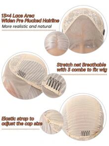 TOPSHE 13*4 HD Spitze Mehrfarbig 30 Zoll lange gerade Haare ohne Pony, Kostüm für Halloween für Damen, hitzebeständige synthetische Perücken für Frauen, Party, Cosplay, Y2K, Halloween Hot