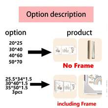 3件套婴儿房装饰印花。野生动物育儿室印花，波西米亚彩虹墙饰，野生动物婴儿房装饰 - 野生动物婴儿房墙饰 - 婴儿房装饰 - 儿童房。野生动物婴儿墙饰套装 - 带衬垫细节的水彩动物印花，婴儿房墙饰 - 彩色 - 查看 10