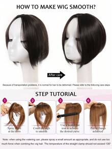 Synthetic Hair Topper, 10 Inch Women Hair Toppers For Thinning Hair, Topper Wig Hair Coverage Natural Hairpiece - Multicolor - View 8