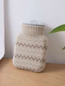 1pc Cartoon Silicone Hot Water Bottle, Warm Belly, Anti-Explosion, Filled Water Bag, Cold/Hot Compress, Hand Warmer, Essential For Women, Birthday Gift, Christmas Gift - Multicolor - View 14