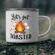 1PC Camping Coffee Cup Campfire Cup For Campers Coffee, Hot Chocolate Cup Children's Christmas Enamel Cup Coffee Cup, Christmas Eve Gift Stocking Stuffing Gift Box Ideas, Parties Like Christmas Cups - Multicolor - View 10