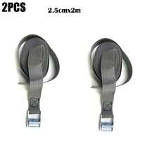 2 szt. Lina napinająca do samochodu, mocny pas z grzechotką, pasek mocujący do bagażu samochodowego, do ciężarówki, motocykla, roweru, łodzi
