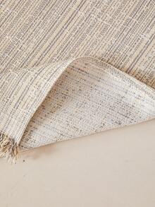 1 Stück Chenille-Sofadecke mit Quasten, einfarbig, gewebtes, kratzfestes Design, geeignet für Wohnzimmer, Schlafzimmer, Büro, neue Heimdekoration, alte Sofadekoration, 1-4-Sitzer-Sofabezug - Beige - Übersicht 4