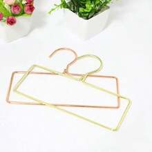 1pc/2pcs/5pcs/10pcs Nordic Style Golden Metal Clothing Rack, Multi-Functional Hanger For Clothes, Towels, Scarves
