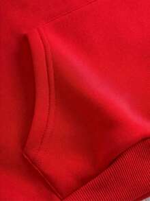 Sudadera hoodie sweatshirt dama mujer gorro capucha encapuchada manga larga algodon bolsa canguro cangurera estampado london inglaterra londres reino unido uk europa ciudad numeros letras college colegial varsity puños rib acanalados casual atletica aesthetic homie cossy casa diario frio ciudad urbana moderna juvenil comoda abrigadora caliente calientita ejercicio pijamada - Rojo - Ver 4
