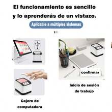 Plataforma Código 1d Y2d De Escaneo De Códigos Qr Blanco Usb - Blanco y Negro - Ver 7