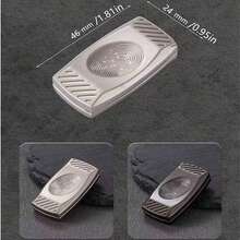 磁性金属减压玩具：硬币滑块+旋钮 | 带触感硬币旋转器的EDC桌面小工具，行政办公玩具及成人礼品套装