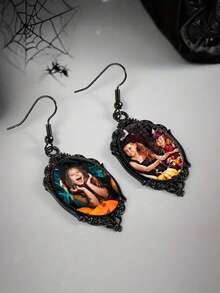 suteyi Customized Halloween Earrings, Personalized Halloween Earrings For Girls, Special Halloween Gift
