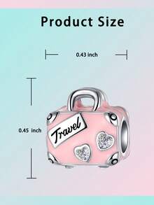 1pc Silver-Plated Elegant & Cute Car, Candle Holder, Ship Rudder, Suitcase, Bag, Rocket, Candle, Palette DIY Pendant Charm, Suitable For Women & Couples, For DIY Jewelry Making, Halloween, Valentine's Day, Back To School, Thanksgiving, Party, Holiday Gifts