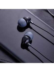 Sony MDR-EX15LP Wired Earphones, Universal 3.5mm Port, -Free Cable, Comfortable In-Ear Style, Compatible With Phones And Laptops, Black - Black - View 2