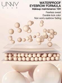 unny club 哑光眉粉，珠光眼影盘配2支刷子，轻盈顺滑，持久防水，带镜子，自然渐变，修容眉粉盘 - #Y07 Diamond Pink - 查看 9