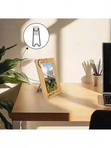 Support d'album photo en acier inoxydable - Un support photo en métal robuste avec clips de sécurité, adapté à la décoration de la maison, du bureau et des événements - Une alternative durable et multifonctionnelle aux cadres photo, avec un look moderne et un design de clip robuste