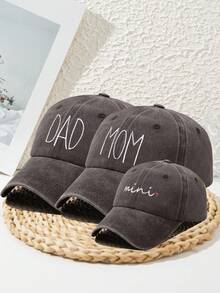3pcs Embroidered Baseball Cap Set, Adjustable Washed Casual Sun Hat For Outdoor, Travel, Beach, Suitable For Spring & Autumn - Baseball Cap - View 10