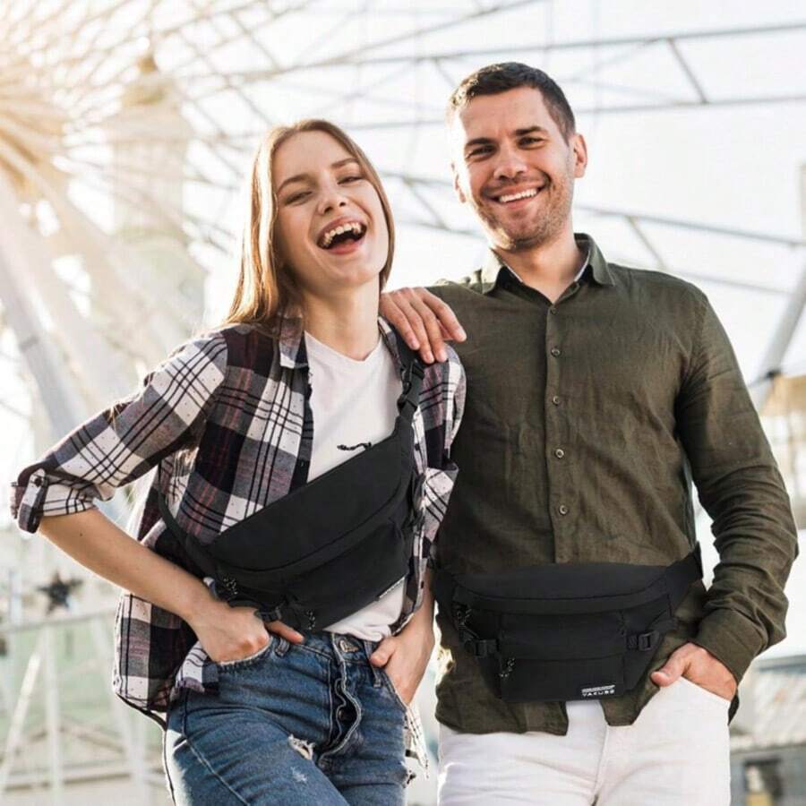 Bolso de pecho universal para hombres y mujeres, bolso bandolera, bolso de un solo hombro, bolso ajustado para armas, funcional urbano