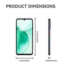 ZTE 中兴，智能手机，Blade Z2453，翡翠绿，已解锁，Android 14，（4GB RAM + 8GB Fusion）+ 64GB ROM，5000mAh 电池，双 SlM 4G，插头为欧洲标准，支持 NFC，4G LTE，全球版本 - 祖母綠 - 查看 2