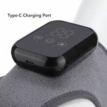 Hailicare Masajeador de pies portátil con calor y vibración, protección para la articulación del tobillo, 3 niveles de temperatura y 3 niveles de intensidad, con batería de 2000mAh