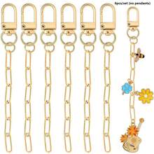 Bộ móc khóa kim loại sáng tạo tự làm | 78/156 chiếc Phụ kiện bao gồm mặt dây chuyền bằng hợp kim kẽm + Móc khóa xoay + Dây nối dài + Vòng nhảy | Bộ dụng cụ kìm trang sức | Vật liệu thủ công trang trí tiệc tùng | Bộ dụng cụ làm trang sức cá nhân hóa - bộ móc khóa - Xem 14