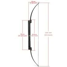 55LBS 58" Folding Bow Outdoor Archery Competition Shooting Sports Left And Right Hand General Purpose Metal Alloy Folding Bow With 12Pcs 30" Carbon Arrows Set - Black - View 5