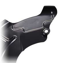 2x ANKERBLECH SPRITZBLECH FÜR VW POLO 9N 6R UP FABIA IBIZA VORNE LINKS + RECHTS - Schwarz - Übersicht 7