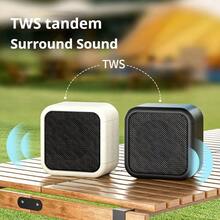 Monster Monster S03 Wireless Small Bluetooth Speaker HIFI Subwoofer Stereo Mini Couplet Camping Portable Chinese Packaging