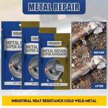 Ab Casting Glue, Quick-Dry Welding Welding Glue Oil Tank Metal Radiator Repair Waterproof Adhesive Cast Iron - 25gx25g - View 6