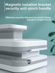 3-10mm Magnetic Window Cleaner Tool, Household High-Rise Double-Layer Hollow Strong Magnetic Double-Sided Glass Scraper Brush Cleaning Window Tool - White - View 6