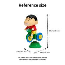 蜡笔小新新次元汽车装饰品 - 桌面/工作站/汽车摆件，摇摆娃娃盲盒，可爱礼物（无畏精神） - 彩色 - 查看 6