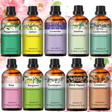 1 Bottle 30ml/1.01 Fl Oz Premium Essential Oils, Suitable For Aromatherapy Diffuser, Humidifier, DIY Fragrance, Soap And Candle Making - Lavender, Jasmine, Eucalyptus, Vanilla, Peppermint, Sandalwood, Frankincense, Sweet Orange, Ylang Ylang, Lemon, Rose, Bergamot, Tea Tree, Clove, Lemongrass, Vetiver, Rosemary, Geranium, Lemongrass, Cinnamon, Grapefruit, Chamomile, Sage, Ginger, Myrrh, Orange, Thyme, Cedarwood, Peppermint, Orange Blossom - Multi Scents - View 15