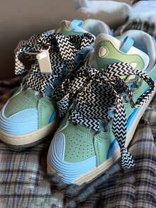 2pcs Thick Shoelaces For Sports Shoes, Unisex Wide Replacement Shoelaces