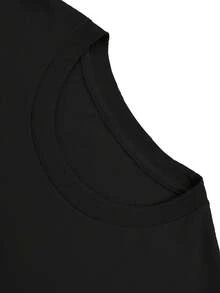 Women'S Gemini Zodiac Graphic T-Shirt - "Strongest Gemini" Design, 100%, Short Sleeve, Casual Fit, Vibrant Lettering, Perfect For Casual Attire Or Special Occasions - 黑色 - 查看 3