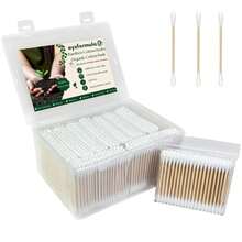 Eyxformula 1000 Count Organic Cotton Swabs, Double Tips Cotton Buds With Sturdy Sticks Ear Cleaning, Makeup, Hygiene, Beauty, Pet Care, Arts & Crafts, Household Cleaning - Bộ 300 chiếc - Xem 9