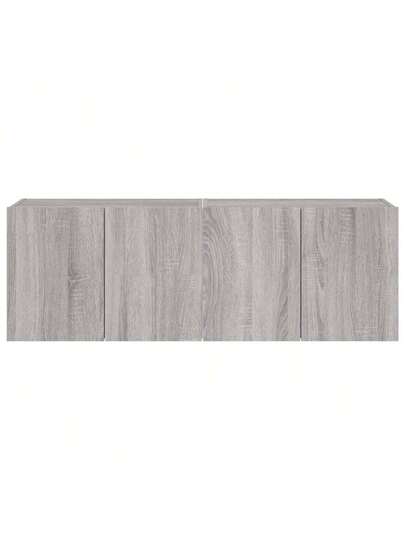 VidaXL TV Wand Units LED Pcs 60x35x41 Cm Grijs Sonoma Oak view 9