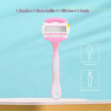 Rasoir pour femmes, un rasoir spécial pour l'épilation des femmes, avec une bande apaisante et hydratante et une poignée antidérapante. La lubrification à 360° réduit les irritations pendant l'épilation. Convient pour le visage, les bras, les jambes, les mains et les aisselles. C'est un épilateur pour le corps entier des femmes, un épilateur, un rasoir pour le visage, un rasoir, un épilateur facial, un épilateur pour les soins personnels, un outil de soins de la peau d'été, un rasoir de voyage pour le corps, et un article indispensable pour les festivals.