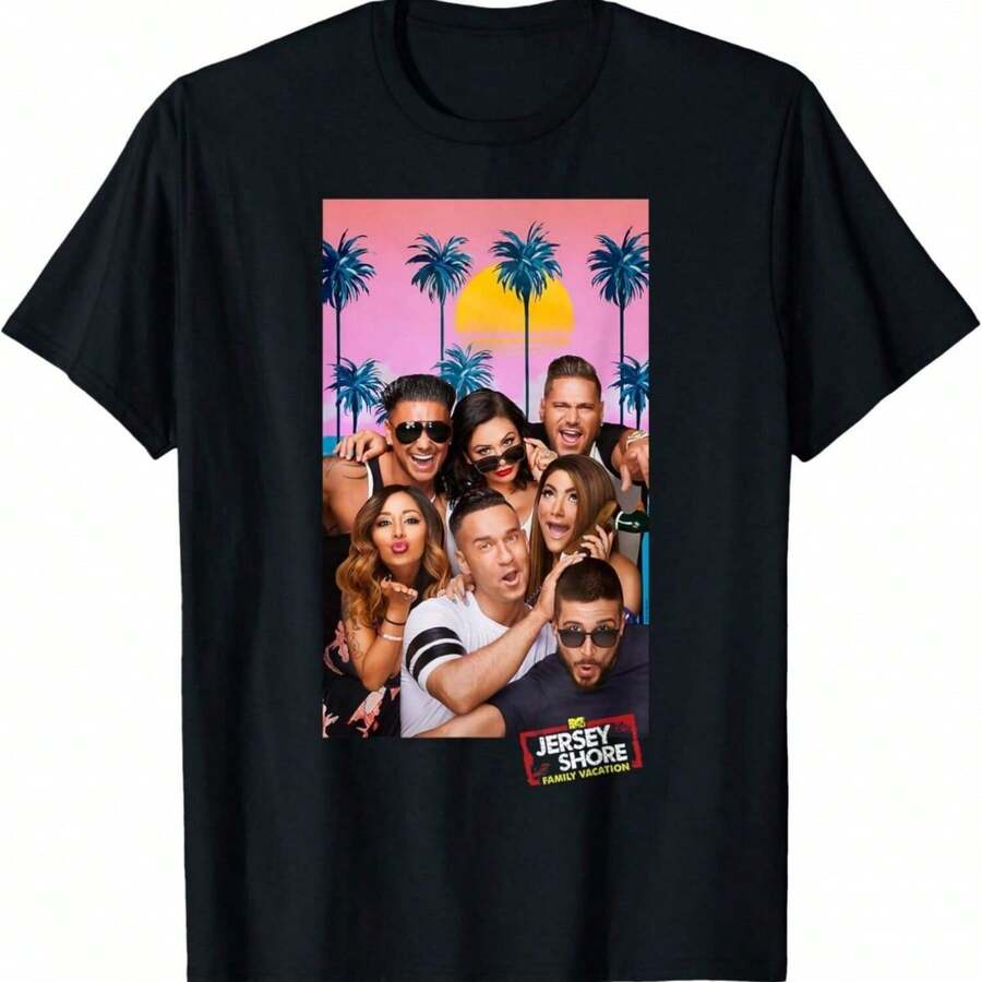 MTV Jersey Shore Palms T-Shirt - màu đen - Xem 1