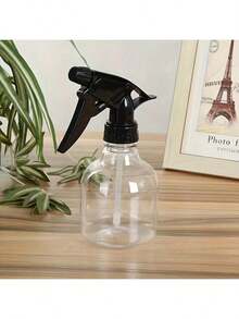 1pc Multi-Functional Garden Watering Pot, Transparent Plastic Spray Bottle For Hair Misting And Hydration