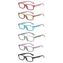 6 Pairs Of Reading Glasses, Men's And Women's Fashionable Reading Glasses, Multiple Colors, Degree+1.0~+4.0, Are Super Suitable For Reading Books, Newspapers, Or Mobile Phones, And Are Also Thoughtful Gifts For Elders. - 彩色 - 查看 2