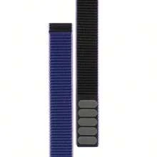 1 قطعة سوار ساعة رجالي، سوار بديل لساعة ذكية، سوار بقياس 22مم/26مم، سوار نايلون عالي الجودة بإبزيم وحلقة، سهل الارتداء، قابل للتنفس ومتين، مناسب للاستخدام اليومي والرياضة واللياقة البدنية، هدية عيد الميلاد وعيد الهالوين، مناسب للرجال والطلاب، سوار معصم مريح