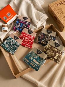 6 Pieces Of Men's Retro Boxer Briefs - Breathable Quick-Drying Elastic Printed Swim Trunks, Lightweight Sports Fitness Shorts, Suitable For Summer Running Comfort, Machine Washable, High-Quality Underwear, Casual Sportswear, Elastic Material, Comfortable Underwear, Essential For Fitness Enthusiasts, Random Colors In A 6-Piece Set.