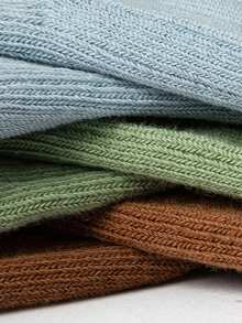 Balabala جوارب أطفال جديدة للخريف مانعة للانزلاق 3 عبوات - نغمة القهوة الزرقاء - مشاهدة 6