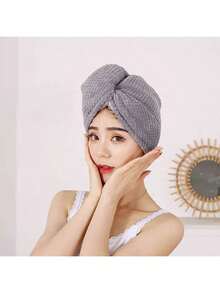 1pc Hair Drying Cap, Absorbent Quick Dry Thick Shower Cap, Hair Towel Wrap